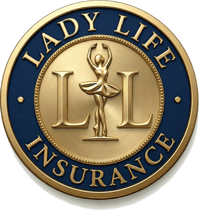 Lady Life Insurance medallion